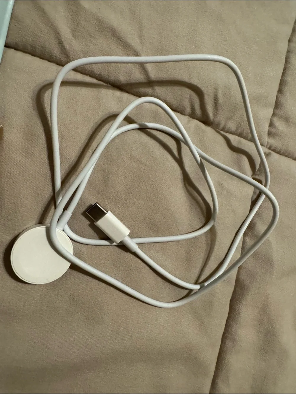 Apple Watch with Mint Green Sport Band and Charger